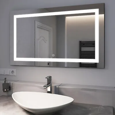 1200x800mm Led Illuminated Bathroom Mirror Wall Mount Antifog Vanity Mirrors • $239