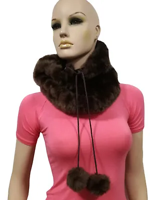 £5.50 • Buy Ladies Animal Winter Faux Fur Scarf Neck Warmer Fluffy Wrap Collar Shawl Stole
