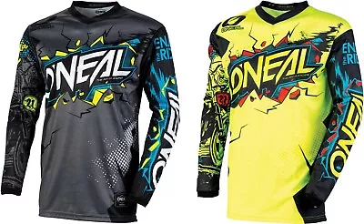 O'Neal Element Villain Jersey - Motocross Dirt Bike Offroad ATV • $26.99