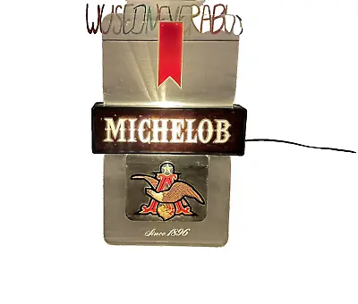Michelob Beer Lighted Wall Hanging Advertising Sign 303-413 • $15