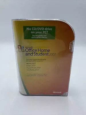 Microsoft Office 2007 Home And Student W/ Product Key - Excel Word PowerPoint • $22.49