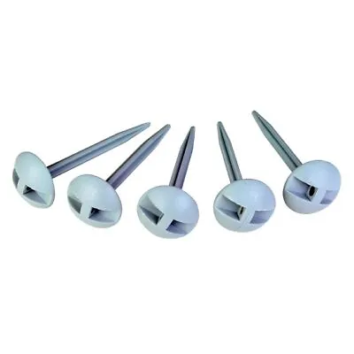 £2.50 • Buy Domed Plastic Tent & Awning Groundsheet Pegs - 10 Pack