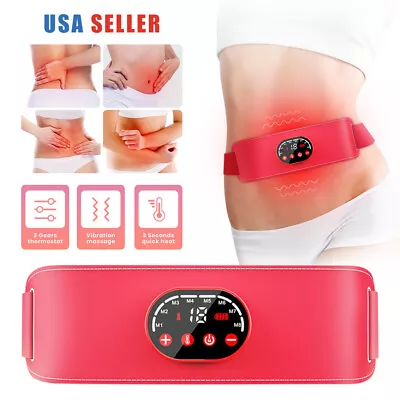 Electric Heating Menstrual Pad Belt For Period Pain Relief Cramps W/EMS Massage • $12.74