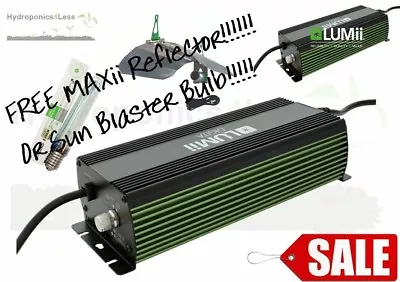 £79.99 • Buy Lumii Digital 600w Ballast Dimmable Eco Superboost Lumii Hydroponics Grow Tent