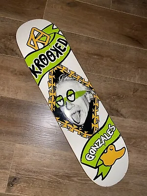 RARE Krooked Mark Gonzales Albert Einstein Skateboard Deck Skate Skating Art • $183.99