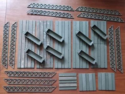 £10 • Buy Airfix Large Job Lot Of Pontoon Bridge Pieces Spares Bundle