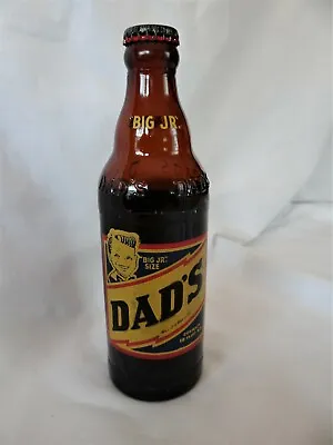 Dad's Root Beer Bottle  Big Jr'  Peru Illinois Soda Bottle Sealed • $18
