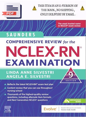 $7.80 • Buy Saunders Comprehensive Review For The NCLEX-RN® Examination 9th Edition..