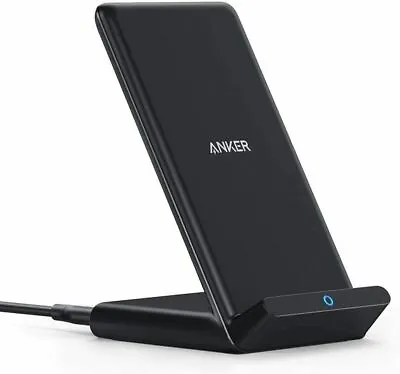 $39.99 • Buy Anker Wireless Charger Stand Qi-Certified 10W Fast-Charging For Galaxy S20 S10+