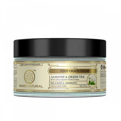 Khadi Natural Herbal Jasmine & Green Tea Foot Crack Cream (3 X 50gm) • $43.99