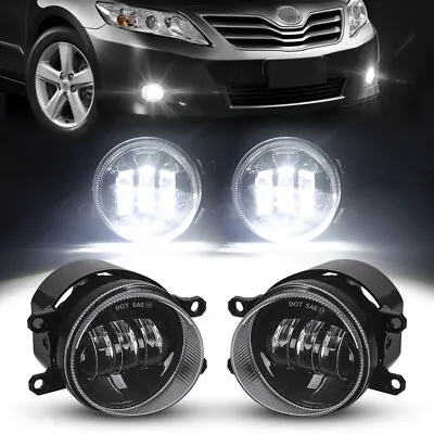 Pair LED Fog Lights Bumper Driving Lamps For Toyot A Corolla Camry Lexus Avalon • $39.99