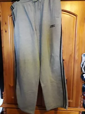 Umbro Light Grey & Blue Jogging Bottoms Excellent Condition Size XL • £12.99