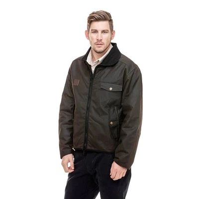 £135 • Buy Swanndri - Waimak Oilskin Jacket - Brown - Large