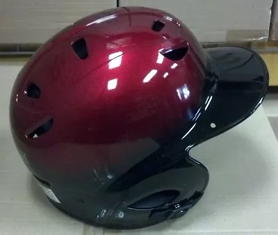 Batting Helmet NOCSAE Cert. Baseball/Softball NEW RED & BLACK • $21