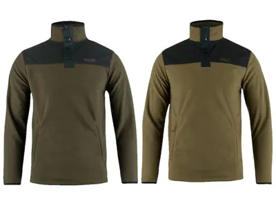 Jack Pyke Snap Neck Fleece Top Pullover Jumper Men's Country Hunting Shooting • £23.95