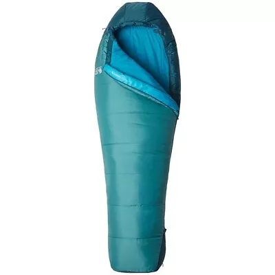 NWT Mountain Hardwear Bozeman 30 Sleeping Bag Womens Regular Turquoise Blue • $120