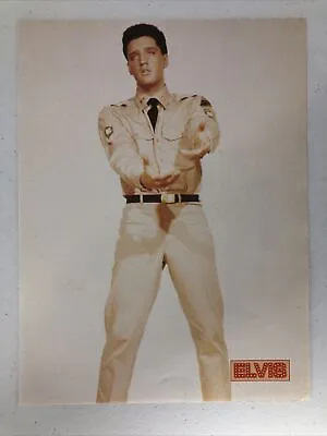 Elvis Presley In IS Army Military Uniform Poster/ Print 8.5x11 • $12.99