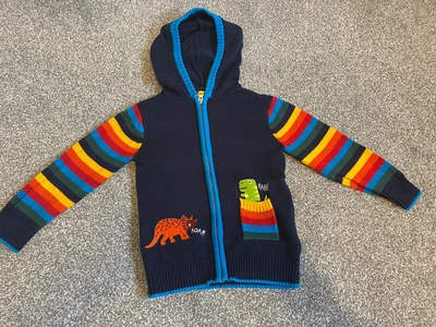 £2.99 • Buy Blue Zoo Boys Dino Zip Up Cardigan Age 4-5