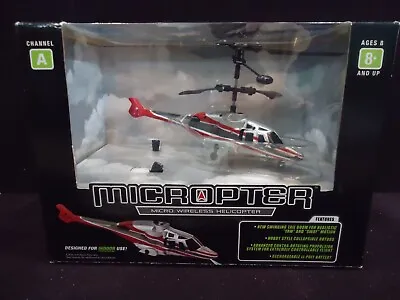 Microcopter Micro Wireless Helicopter By Propel RC (Red) New & Sealed! • $20.32