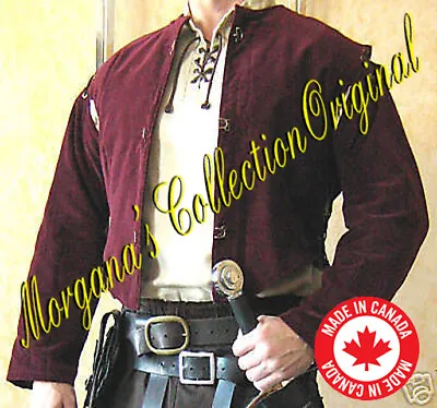 Medieval Celtic SCA Knight Justaucorps Doublet Jacket (with Sleeves) • $103.02