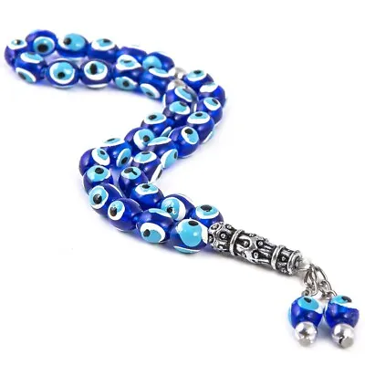 $9.98 • Buy Evil Eye Turkish Prayer 33 Beads