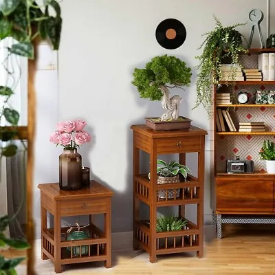 Console Table Side/ End Table Shelves Plant Stand Storage For Entryway Hallway • $55.91