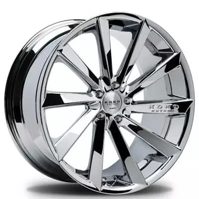 (4) 20  Koko Kuture Wheels Kapan Chrome Rims Fit 5x112 (B4) • $3100