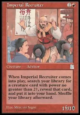 MTG Imperial Recruiter Near Mint Normal Portal Three Kingdoms • $130.99