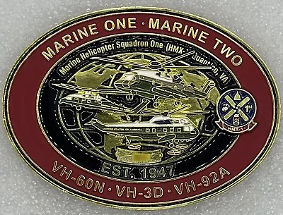 Trump POTUS Serialized Marine One & Two HMX-1 Quantico VA MD Challenge Coin • $49.99