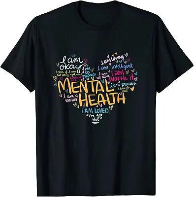 Mental Health Awareness Gifts Depression Health Unisex T-Shirt • $19.99