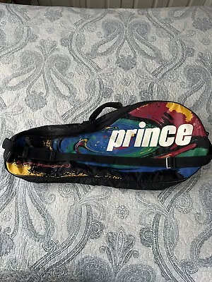 Vintage 90s Prince Longbody Tennis Racquet Carry Bag With Shoulder Strap • $29.99