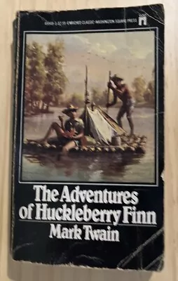 1973 The Adventures Of Huckleberry Finn By Mark Twain Vintage Pocket Paperback • $7.50