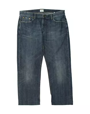 CERRUTI 1881 Mens Straight Jeans W38 L27 Blue BC75 • £25.51