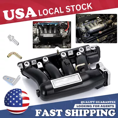 Pro Series Intake Manifold Black Honda Civic CRX D-Series D15 D16 SOHC • $97.90