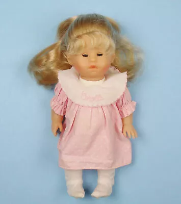 Vintage COROLLE DOLL Blonde Hair Sleep Eyes Vinyl Jointed Original Dress • $17.99