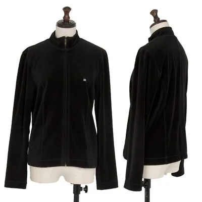 Mademoiselle NON NON Embroidery Velor Track Jacket Size 38M(K-110983) • $152