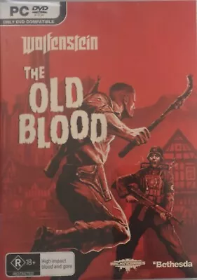 Wolfenstein The Old Blood For Windows PC CD ROM Very Rare Free Postage • $55