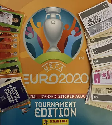 Euro 2020 Tournament Edition Panini Stickers • £2.50