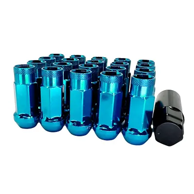 Muteki Sr48 Wheels Lug Nuts 12x1.25 1.25 Acorn Rim Extended Open End 20 Blue • $46.95