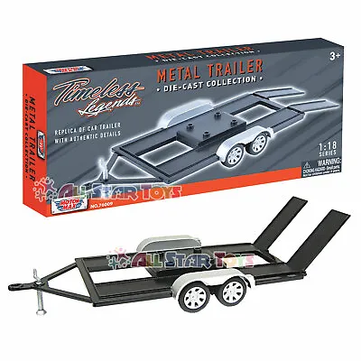 Trailer Car Carrier Motormax 1:24 1:18 Scale Diecast Model Toy Car 76001 76009 • $14.99