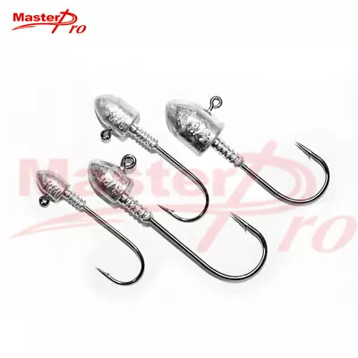 20 X Hook Size 2/0 Jig Heads High Chemically Sharpened Hooks Fishing Tackle • $15.90