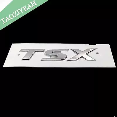 Chrome Rear Trunk TSX Letter Emblem Tailgate Badge Sticker For Acura 2004-2014 • $18.04