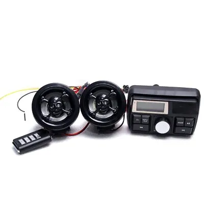 12v SD/MMC Card USB MP3 Player ATV Motorcycle Handlebar Audio System FM Radio • $45.99