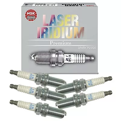 NGK Set Of 5 Laser Iridium Spark Plugs (Gap 0.032) For Volvo C30 C70 S40 S60 V50 • $52.95