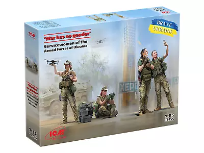 ICM 35755 - War Has No Gender. Servicewomen Of The Armed Forces Of Ukraine. 1:35 • $25.99