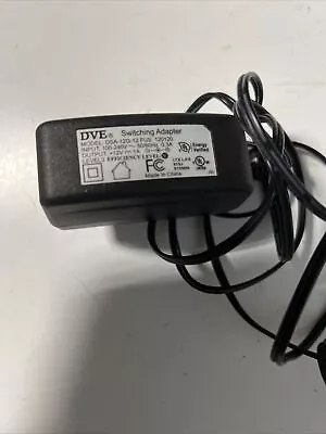 DVE SWITCHING ADAPTER MODEL DSA-12G-12 FUS 120120 Output 12V 1A Tested • $7.99