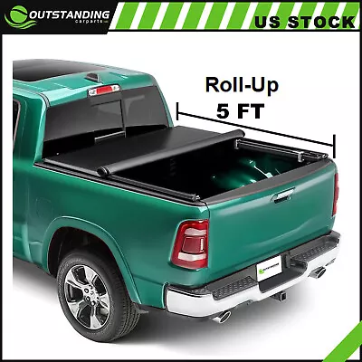 Tonneau Cover Truck Bed 5FT For 2004-2014 Chevy Colorado GMC Canyon Roll-Up • $124.71