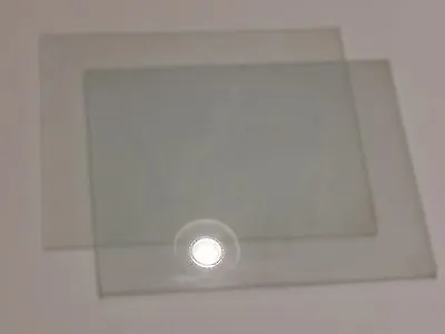 Lot Of 2 Frosted/Translucent Glass For Creating Hand-Drawn Magic Lantern Slides • $1.95