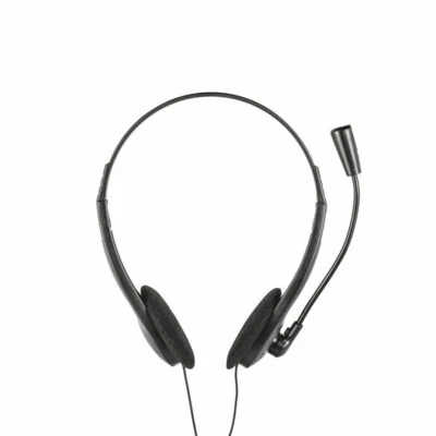 £7.82 • Buy Slim Lightweight Wired Headset Headphones With Mic For PC Laptop Skype Zoom UK