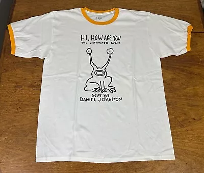 Custom 1of1 Upcycled Fan Made T Shirt XL Daniel Johnston Hi How Are You • $19.99